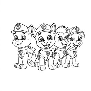 Libro para Colorear – Patrulla de Cachorros