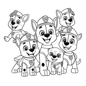 Kolorowanka Psi Patrol