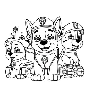 Libro para Colorear Patrulla Canina
