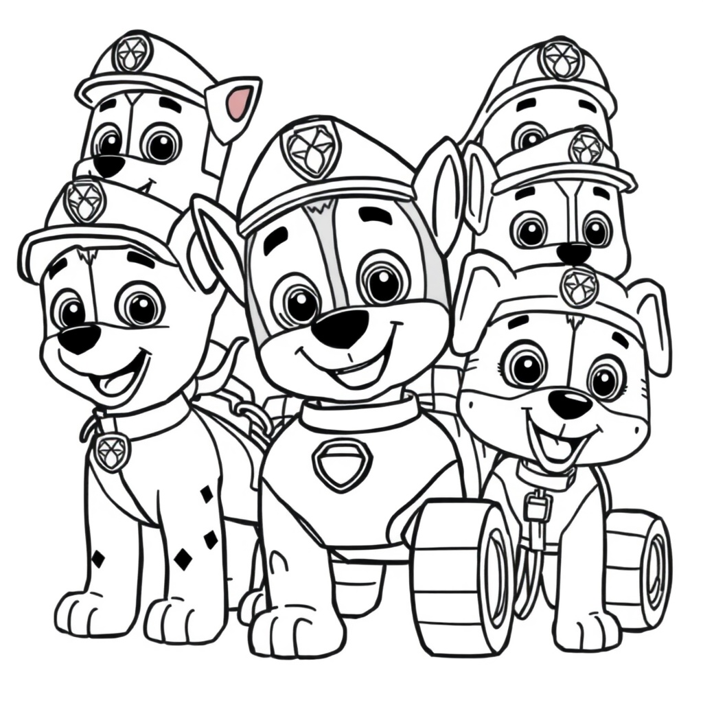Patrulla de Cachorros: Aventuras de Coloreado