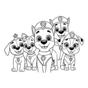 Libro para Colorear de PAW Patrol