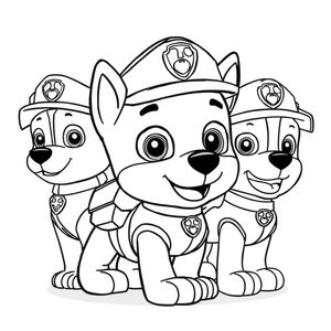 La Patrulla Canina: Coloreando para Héroes