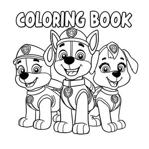 Libro de Colorear de Patrulla de Cachorros
