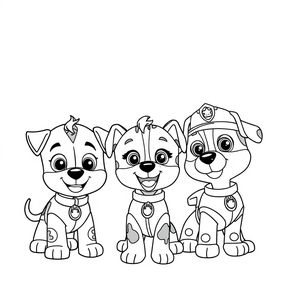 Libro para Colorear: Patrulla Canina