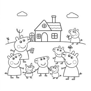 Peppa Pig: Diversión para Colorear