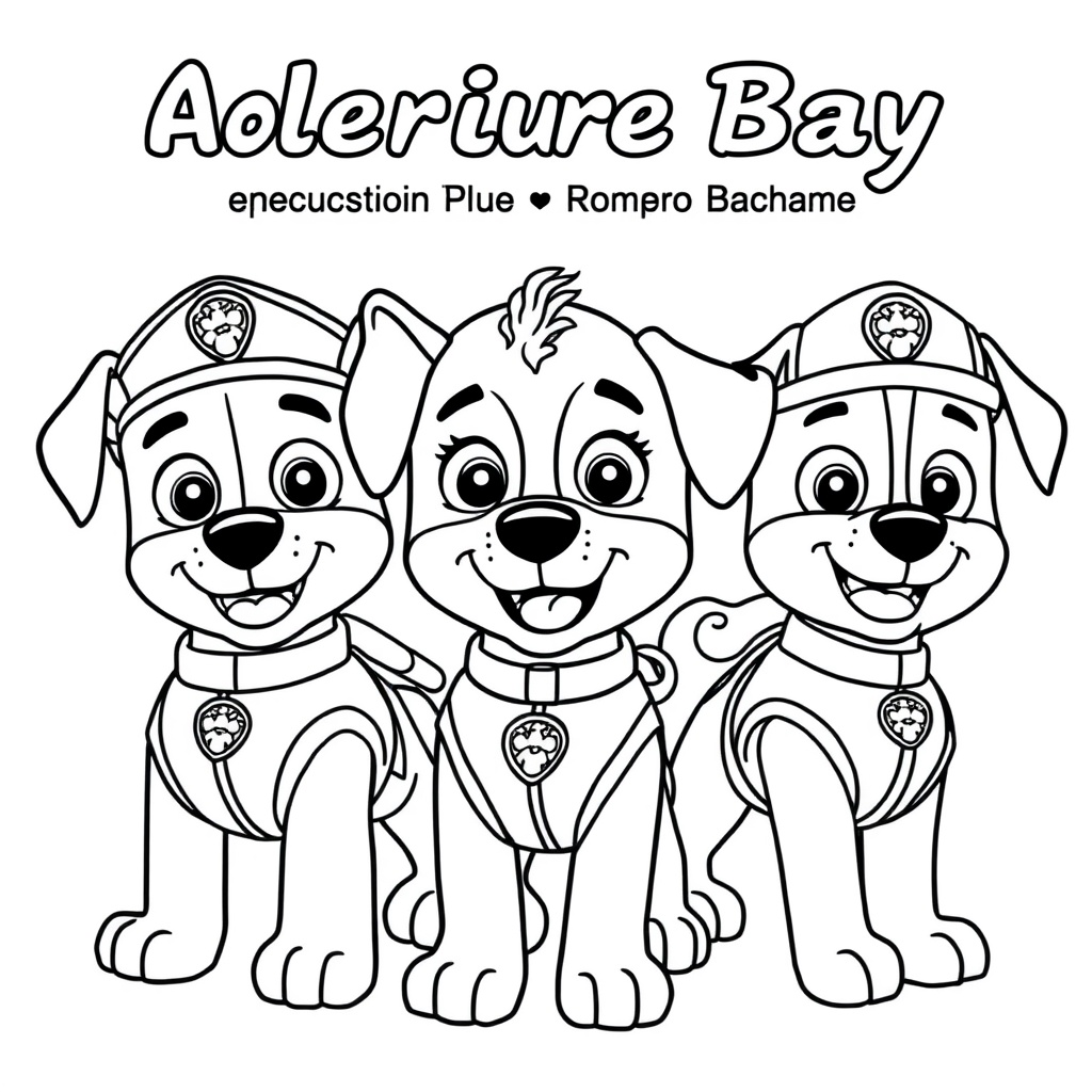 Patrulla Canina - ¡Un Libro de Colorear Aventurero!