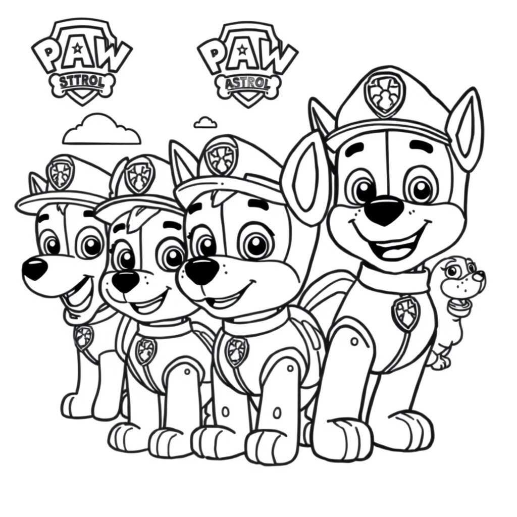 Pieski z PAW Patrol: Kolorowanka Ratownicza Misja