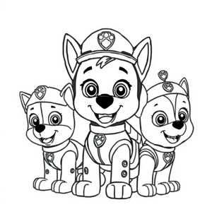 Libro para Colorear Patrulla Canina