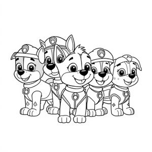 Libro de Colorear: Patrulla Canina
