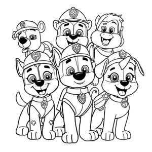 Libro para Colorear: Patrulla Canina