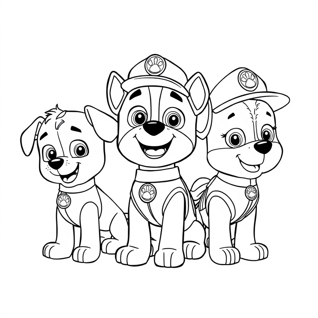 Libro de Colorear de la Patrulla Canina