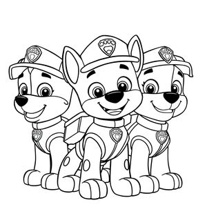 Libro para Colorear Patrulla Canina - Misiones de Cachorros Heroicos