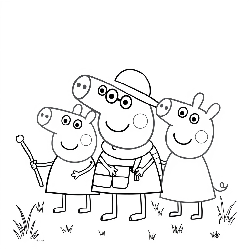 Libro para Colorear Peppa Pig