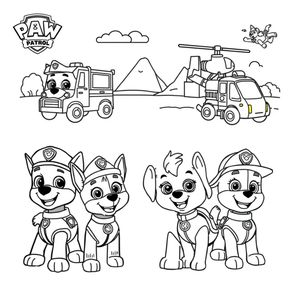 Libro de Colorear de Patrulla Canina
