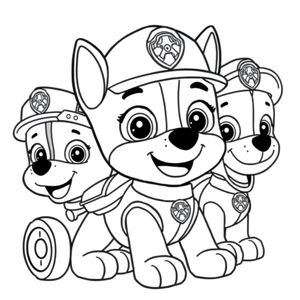 Páginas para Colorear de PAW Patrol