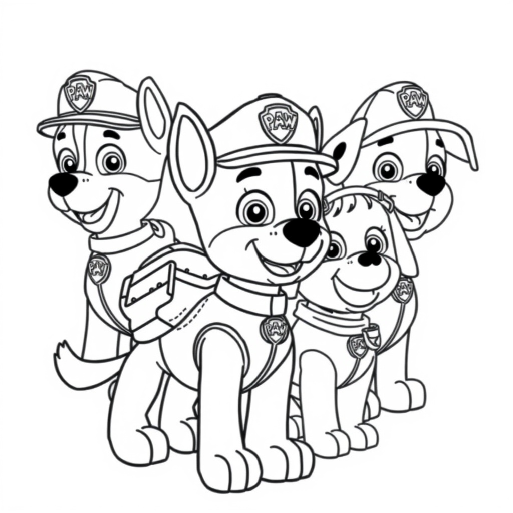 Libro de Colorear de PAW Patrol