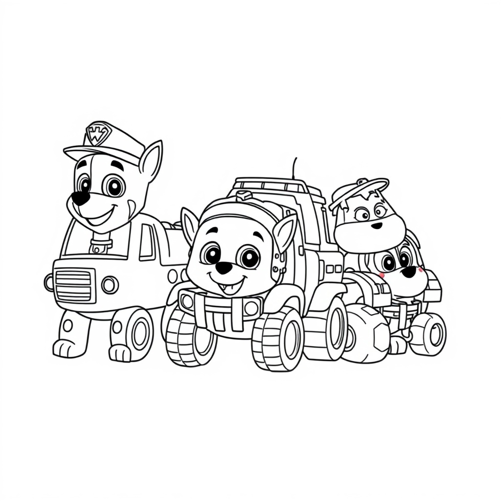 Libro de Colorear de PAW Patrol