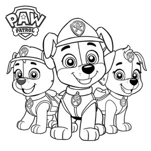 Libro para Colorear: La Patrulla Canina en Acción!