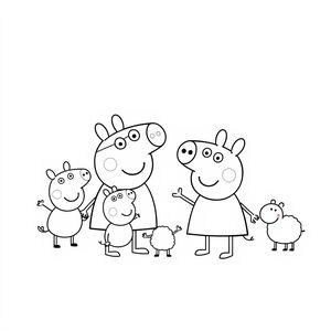 Libro de Colorear de Peppa Pig