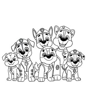 Patrulla Canina - Libro para Colorear de Aventuras