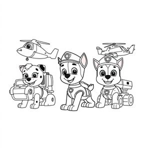 Libro para Colorear de PAW Patrol