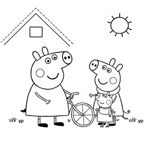 Libro para Colorear de Peppa Pig