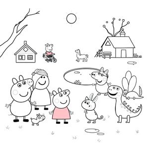Libro para Colorear Peppa Pig