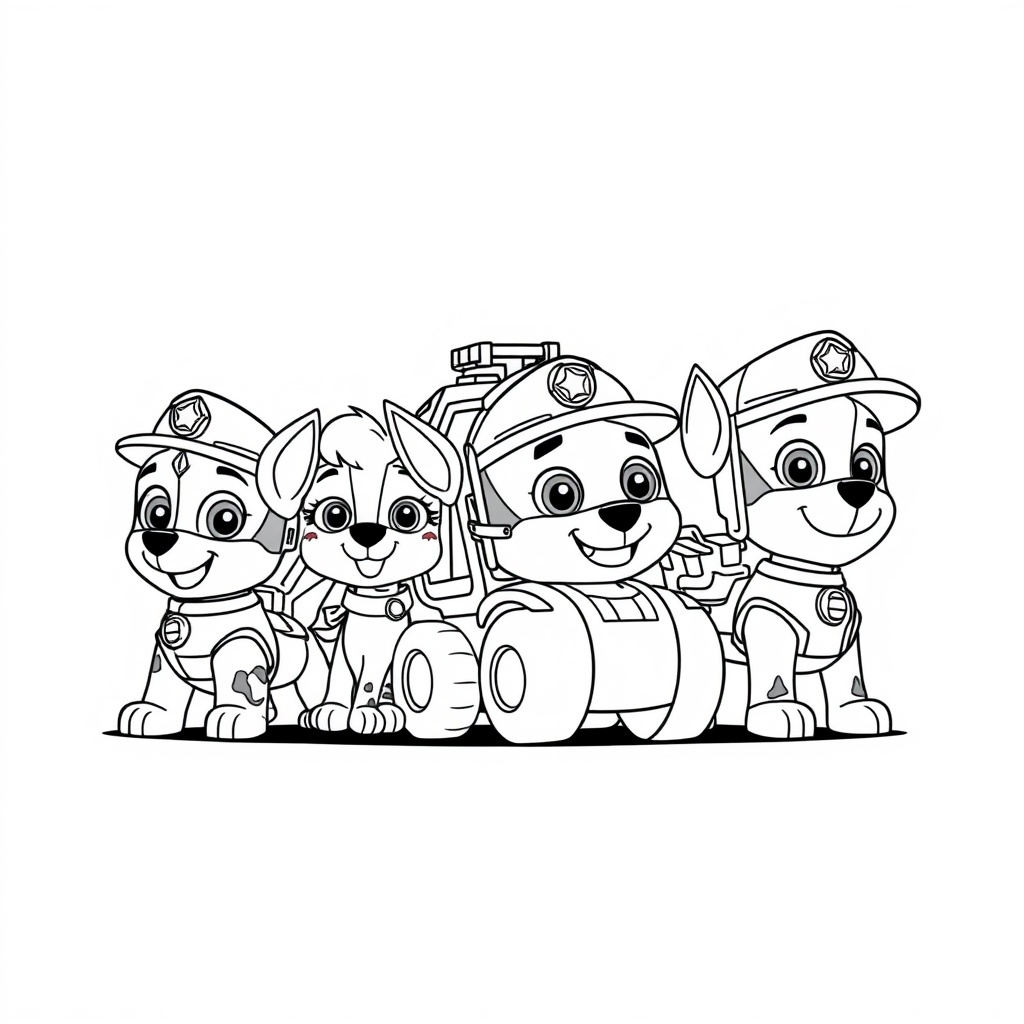 Libro para Colorear de PAW Patrol