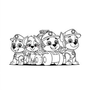 Libro para Colorear de PAW Patrol