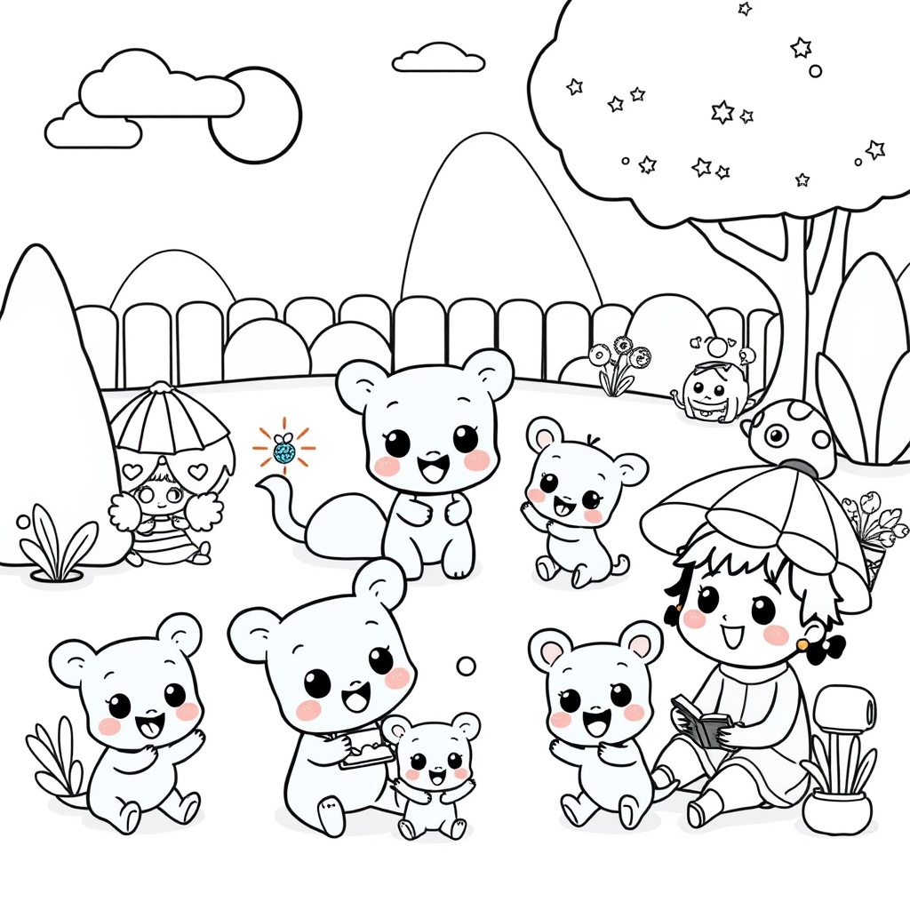 Libro para Colorear de Bluey