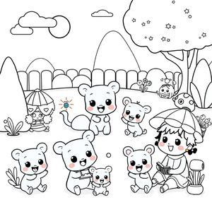 Libro para Colorear de Bluey