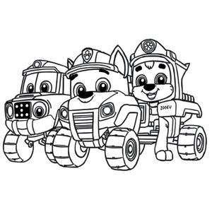 Libro para Colorear de Patrulla de Cachorros