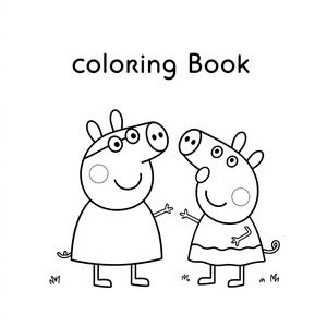 Libro para Colorear de Aventuras de Peppa Pig