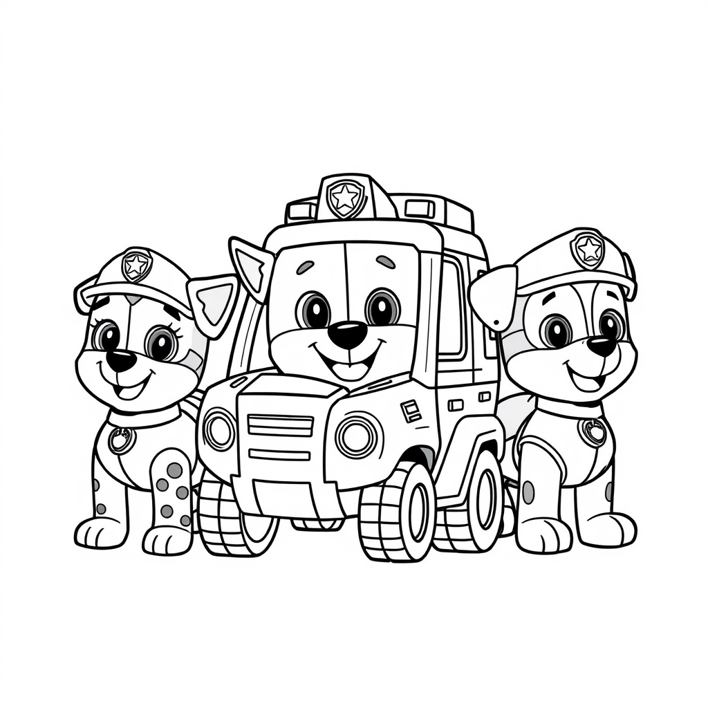 Libro para Colorear de Patrulla Canina
