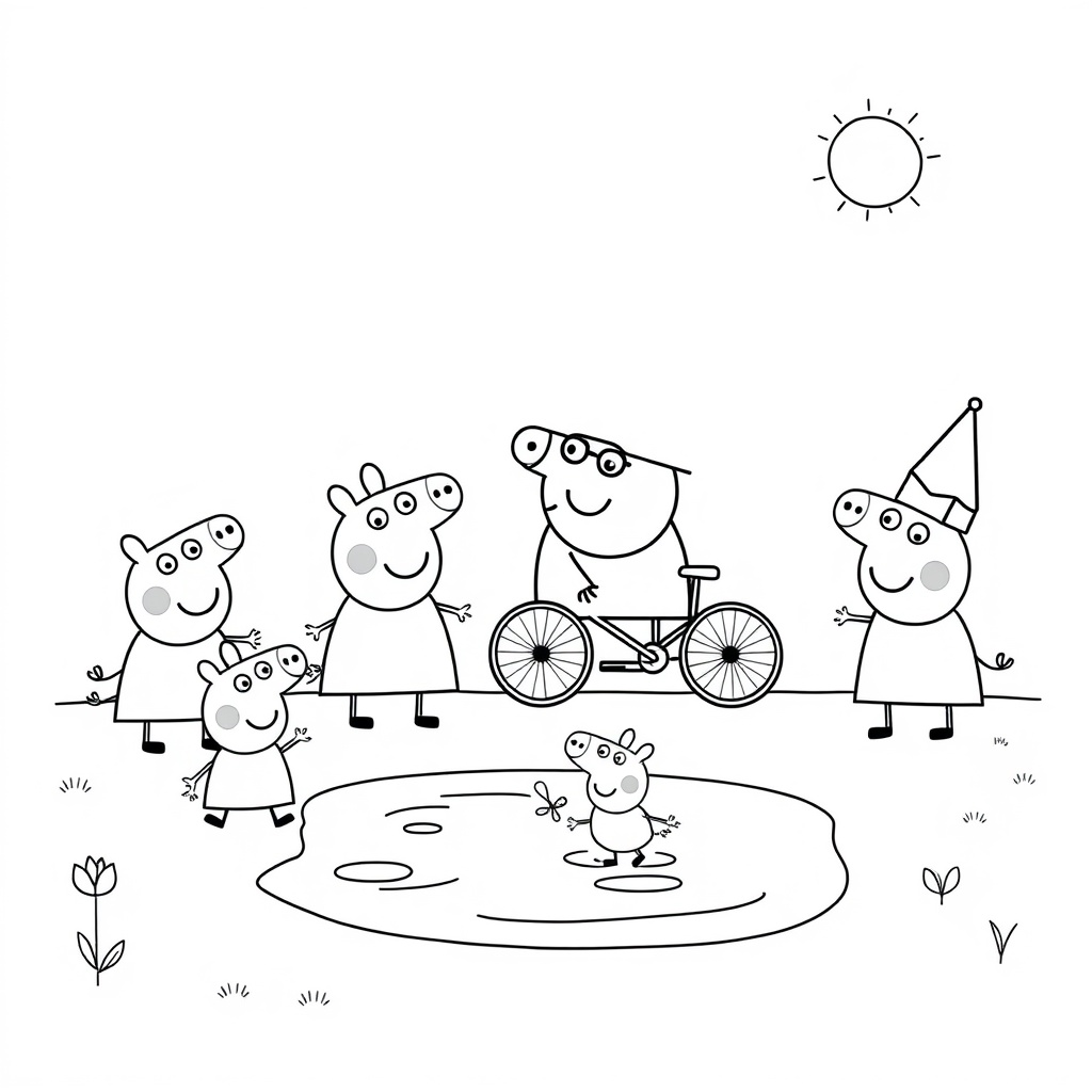 Libro de Colorear de Peppa Pig