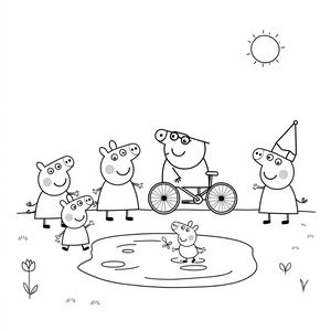Libro de Colorear de Peppa Pig