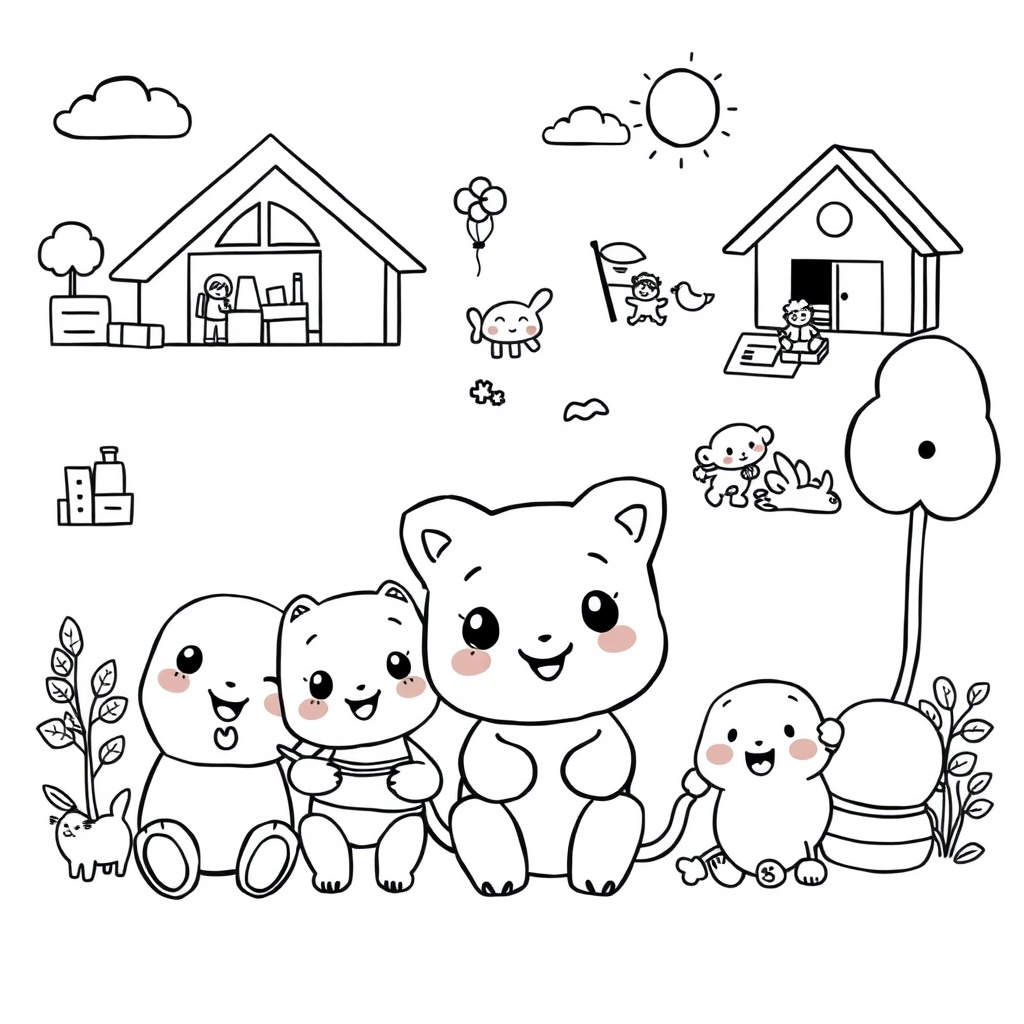 Kolorowanka Bluey: Przygody Szczeniaka