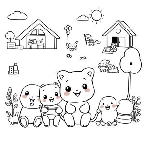 Kolorowanka Bluey: Przygody Szczeniaka