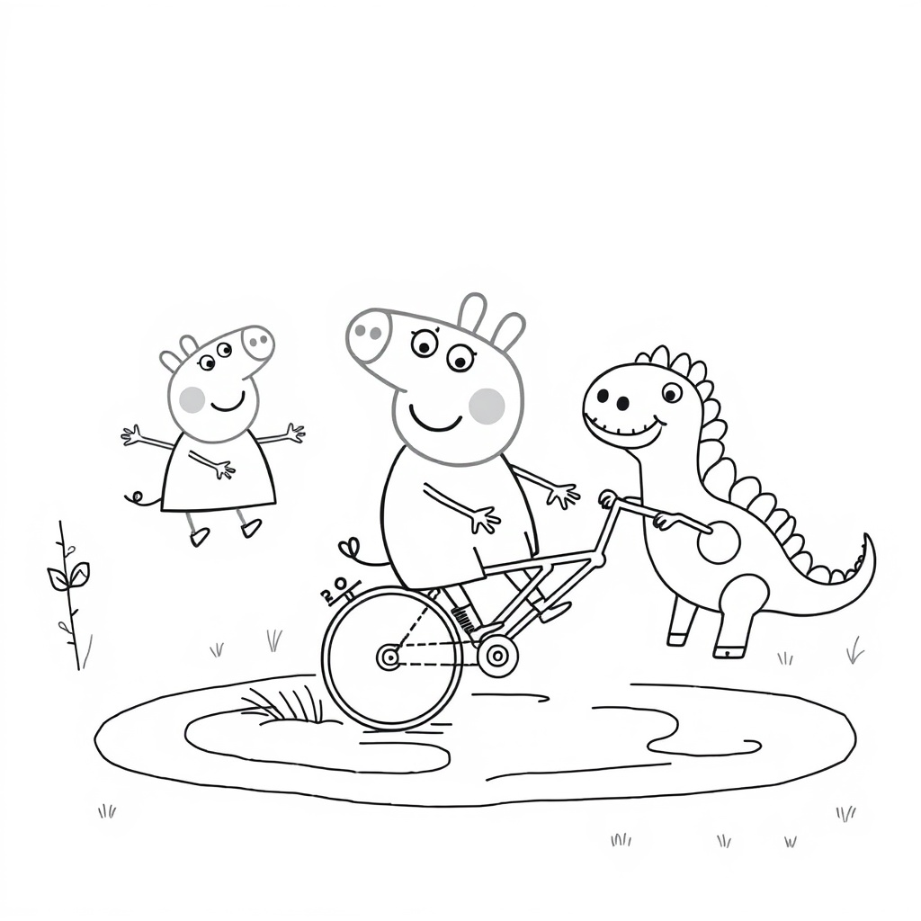 Libro para Colorear de Peppa Pig