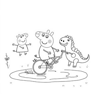 Libro para Colorear de Peppa Pig