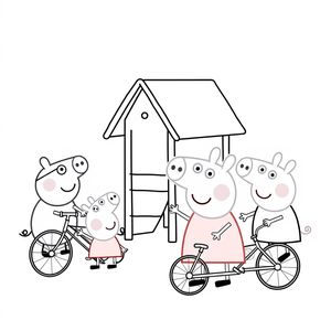 Peppa Pig para Colorear: Aventuras en el Mundo de la Imaginación