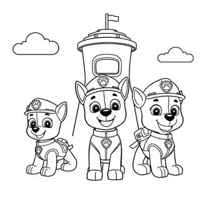Libro para Colorear de La Patrulla Canina