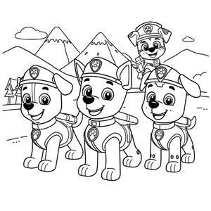 Patrulla Canina - Libro para Colorear de Aventuras