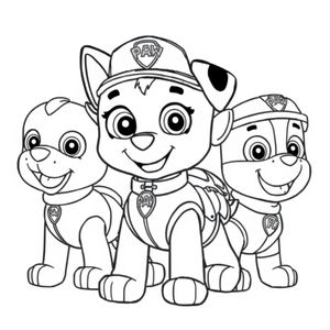 Libro de Colorear Patrulla Canina