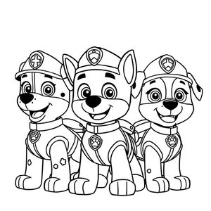 Libro para Colorear Patrulla Canina