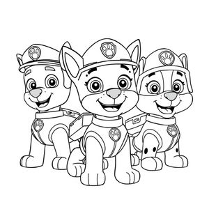 Página de Colorear de PAW Patrol