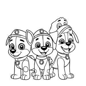 Libro para Colorear de Patrulla Canina