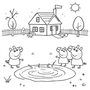 Libro de Colorear de Peppa Pig