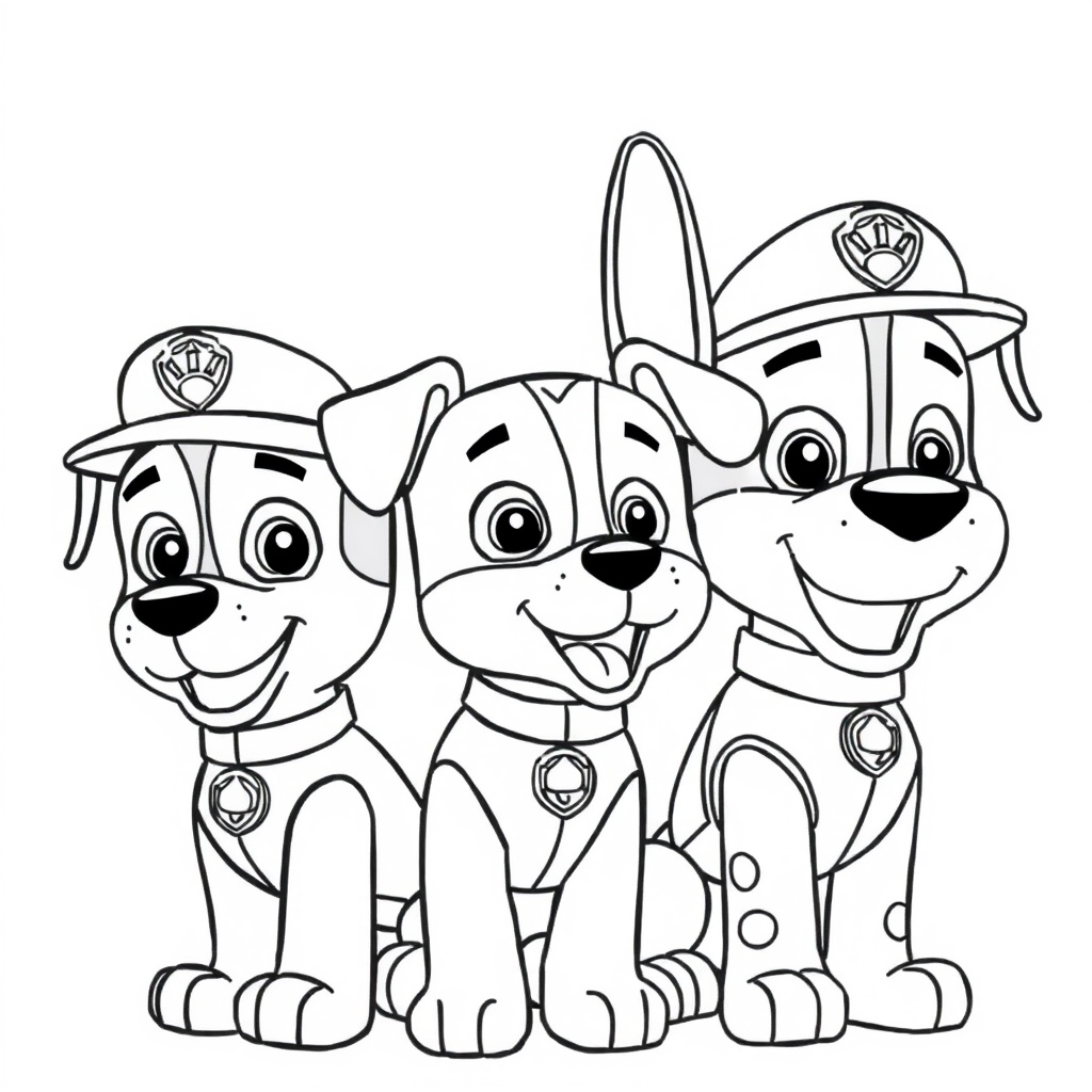 Libro para Colorear PAW Patrol