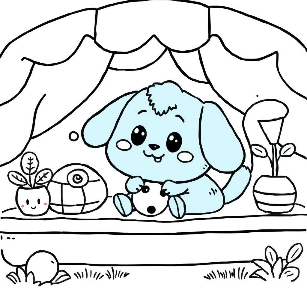 Libro para Colorear de Bluey